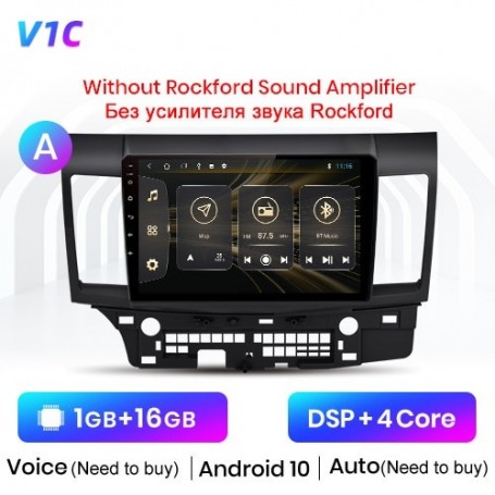 Radio Navegador Android para Mitsubishi Lancer (2007 - 2013)