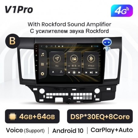 Radio Navegador Android para Mitsubishi Lancer (2007 - 2013)