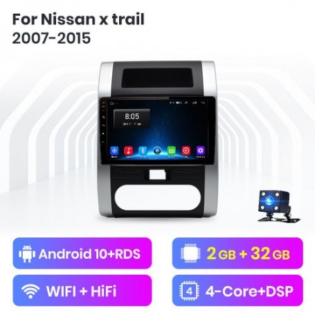 Radio Navegador Android para Nissan X-Trail T31 (2007-2015)