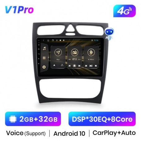 Radio Navegador Android para Mercedes-Benz Clase C (2000-2005)