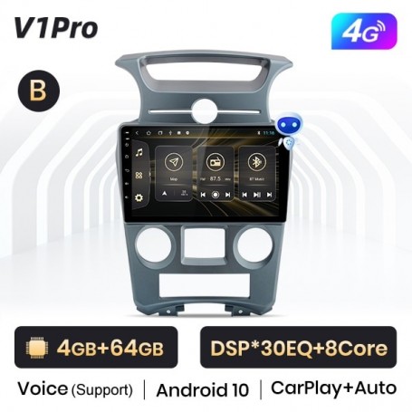 Radio Navegador Android para Kia Carens (2007-2011)