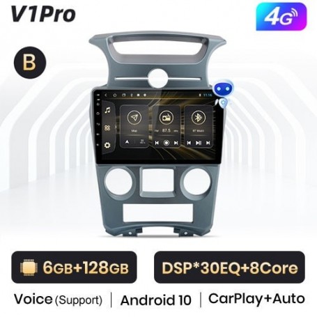 Radio Navegador Android para Kia Carens (2007-2011)