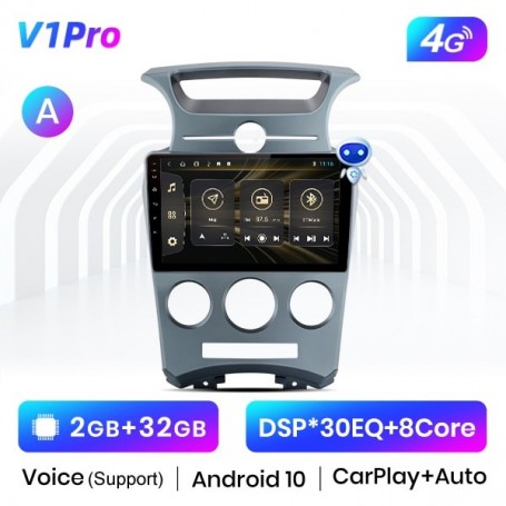 Radio Navegador Android para Kia Carens (2007-2011)