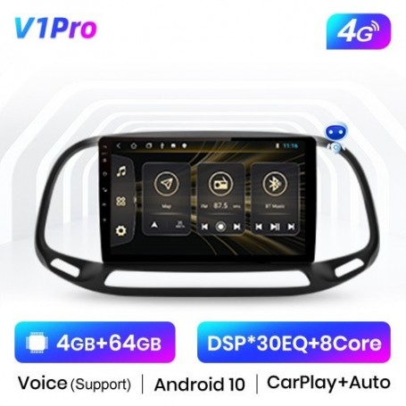 Radio Navegador Android para Fiat Doblo (2015-2019)
