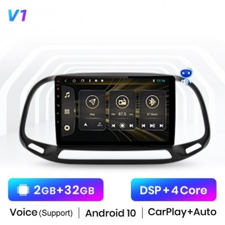 Radio Navegador Android para Fiat Doblo (2015-2019)