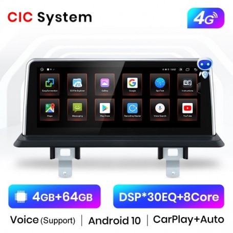 Radio Navegador Android para BMW Serie 1 E81 E82 E87 E88 CCC/CIC (2005-2012)