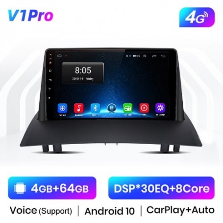 Radio Navegador Android Para Renault Megane 2 (2002 - 2009)