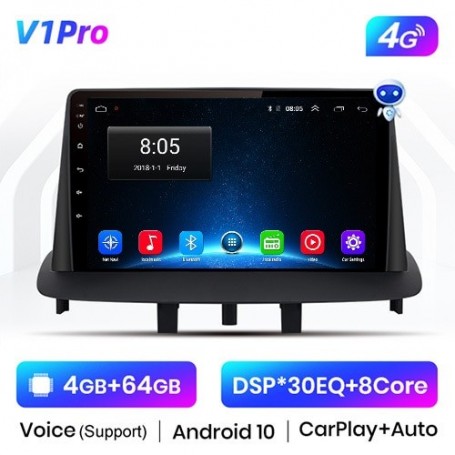 Radio Navegador Android para Renault Megane 3 (2008-2014)