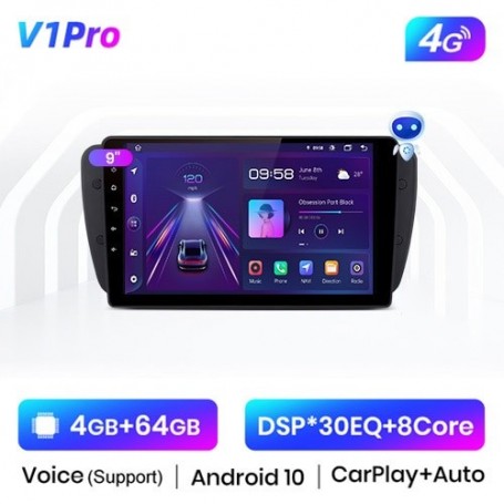 Radio Navegador Android para Seat Ibiza 6J (2009-2013)