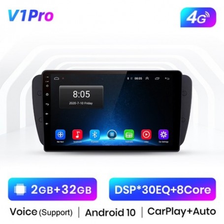 Radio Navegador Android para Seat Ibiza 6J (2009-2013)