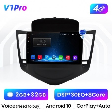 Radio Navegador Android para Chevrolet Cruze (2008 - 2015)