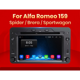 Equipo Multimedia para Alfa Romeo 159 / Brera / Spider / Sportwagon