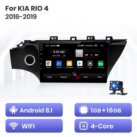 Radio Multimedia para KIA RIO 4 (2016 - 2019)