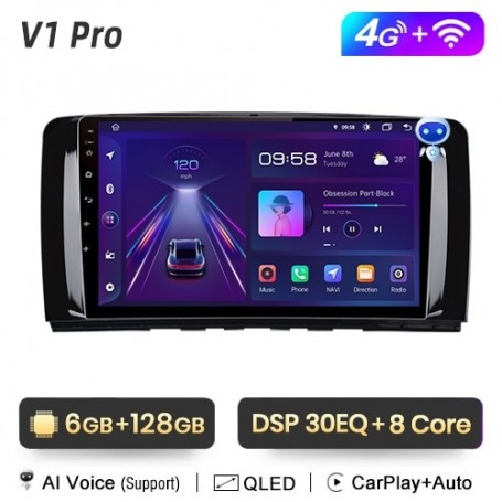 Radio Navegador Android Para Mercedes Benz Clase R w251 (2005-2017)