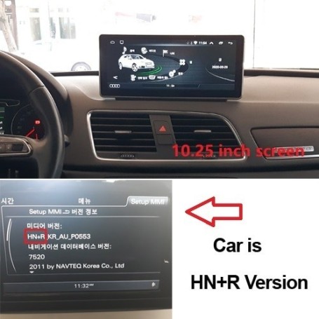 Radio Navegador Android para Audi Q3 2013-2018 (4GB+32GB)