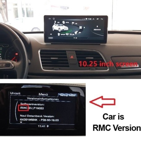 Radio Navegador Android para Audi Q3 2012-2018 (8GB+64 GB)