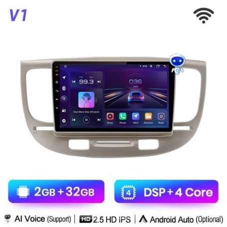 Radio Navegador Android para Kia RIO 2 (2005 - 2011)