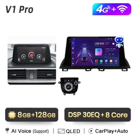 Radio Navegador Android para Mazda 3 (2013 - 2017)