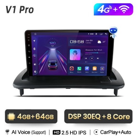 Radio Navegador Android para VOLVO C30 S40 C70 (2006 - 2012)