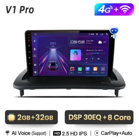 Radio Navegador Android para VOLVO C30 S40 C70 (2006 - 2012)