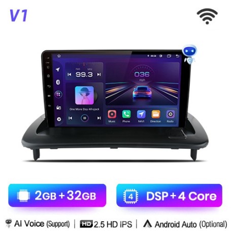 Radio Navegador Android para VOLVO C30 S40 C70 (2006 - 2012)