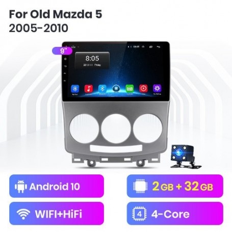 Radio Navegador Android para Mazda 5 (2005-2010)