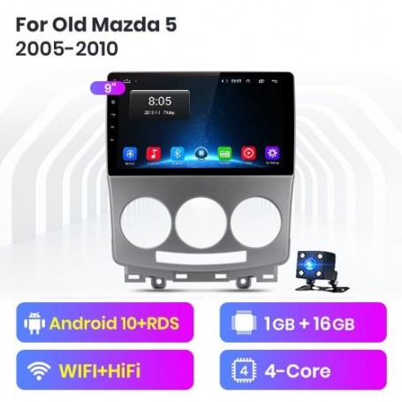 Radio Navegador Android para Mazda 5 (2005-2010)