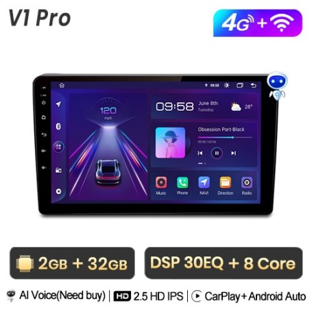 Radio Navegador Android para Citroen Berlingo y Peugeot Partner (2008 - 2019)