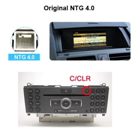 Radio Navegador Android para Mercedes Benz W212 2009-2016 (4GB 64GB)