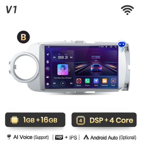 Radio Navegador Android para Toyota Yaris 2012-2017