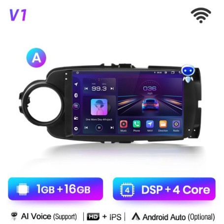 Radio Navegador Android para Toyota Yaris 2012-2017