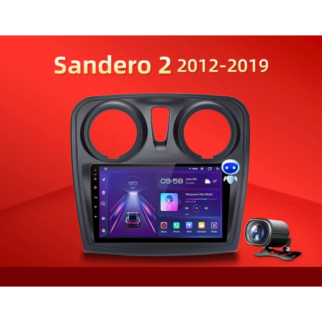 Equipo Multimedia Para Renault Logan 2 (2012-2019) Sandero (2014-2019)