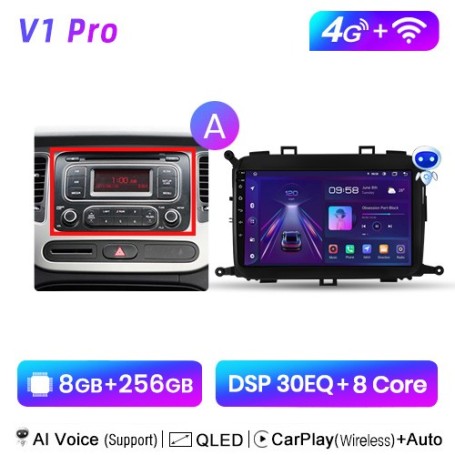 Radio Navegador Android para Kia Carens (2013-2018)