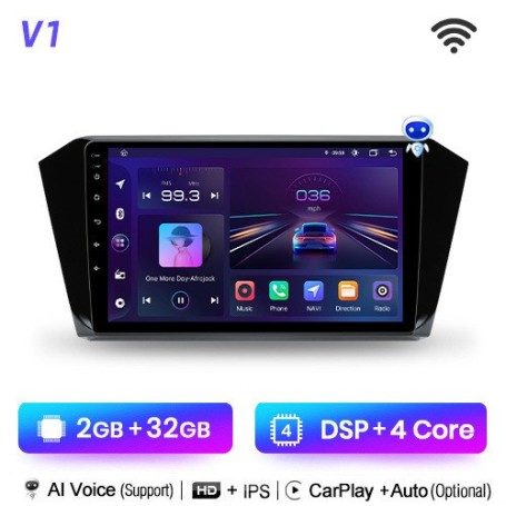 Radio Navegador Android para Volkswagen Passat B8 2015-2020