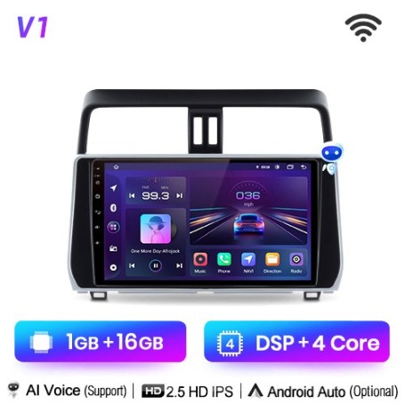 Radio Navegador Android para Toyota Land Cruiser Prado 150 (2017-2018)