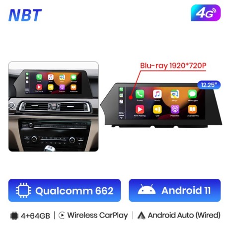 Radio Navegador Android para BMW Serie 7 F01 F02 (2009-2015)
