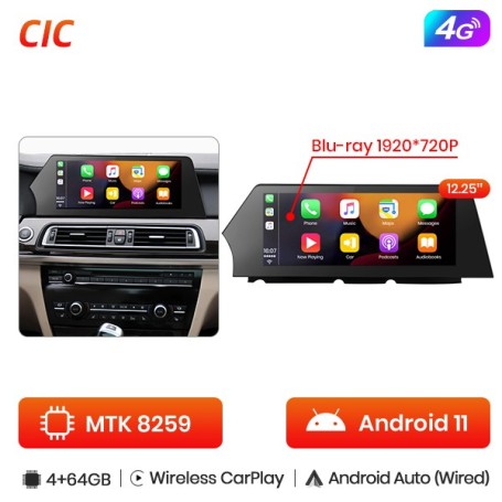 Radio Navegador Android para BMW Serie 7 F01 F02 (2009-2015)