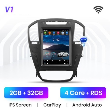 Radio Navegador Android estilo Tesla para Opel Insignia (2009-2013)