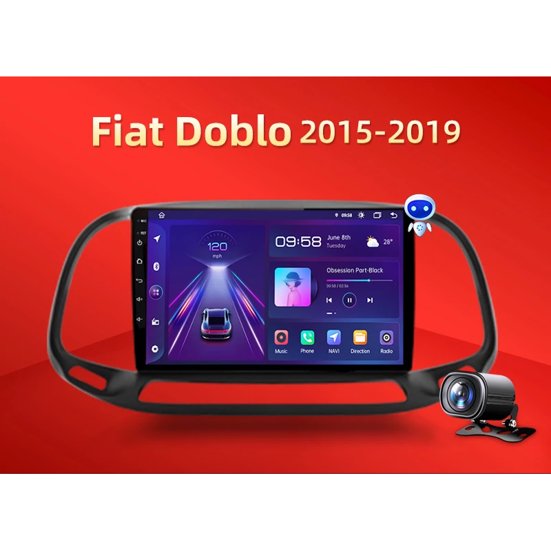 Multimedia para Fiat Doblo (2015-2019) Elección V1 PRO (2GB
