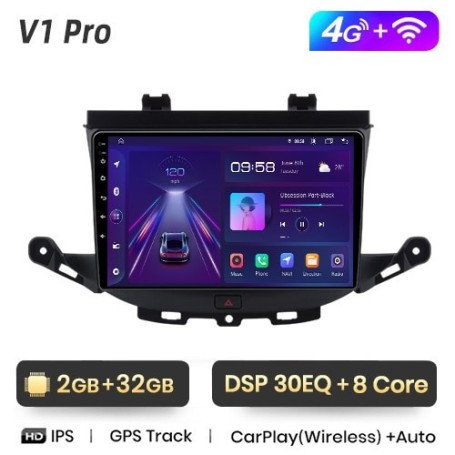 Radio Navegador Android para Opel Astra K (2015-2019)