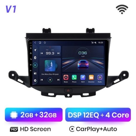 Radio Navegador Android para Opel Astra K (2015-2019)