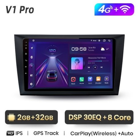 Radio Navegador Android para GOLF 6 (2008-2016)