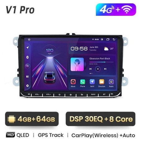 Radio Navegador Android para VW, Volkswagen, Golf, Passat b7, Skoda Octavia, Seat Leon, Polo, Tiguan