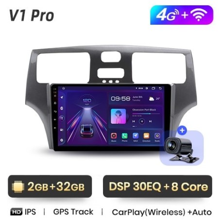 Radio Navegador Android para Lexus ES300 ES 300 ES330 XV30 ES 330 (2001 - 2006)