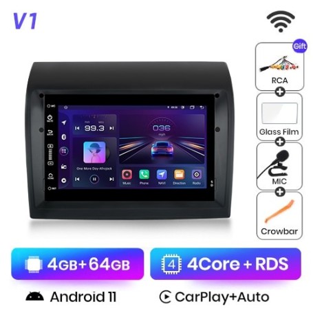 Radio Navegador Android para Fiat Ducato (2008 al 2015)