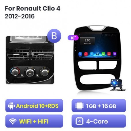 Radio Navegador Android para Renault Clio (2012-2016)
