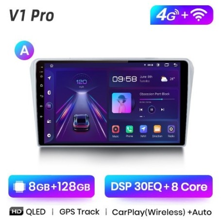 Radio Navegador Android para Toyota Avensis T25 (2002 a 2008)