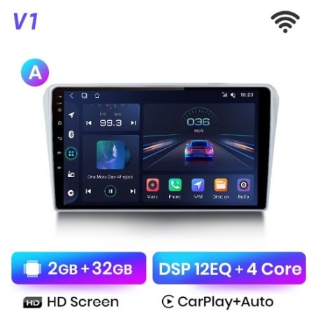 Radio Navegador Android para Toyota Avensis T25 (2002 a 2008)