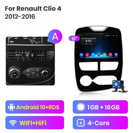 Radio Navegador Android para Renault Clio (2012-2016)