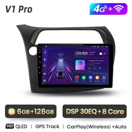 Radio Navegador Android para Honda Civic Hatchback (2005-2011)